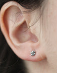 Boucles d'oreilles Mini fleurs mandalas