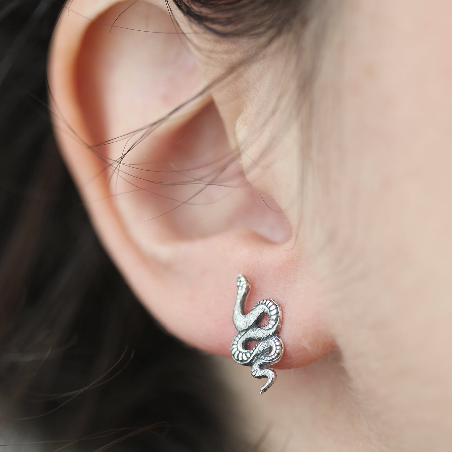 Boucles d'oreilles serpents