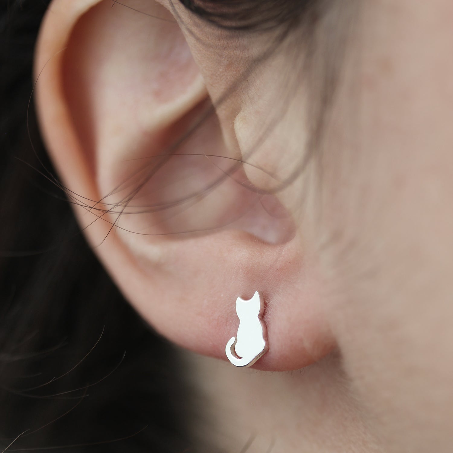 Boucles d'oreilles petits chats