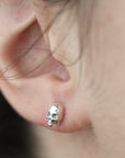 Boucles d'oreilles mini crânes