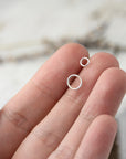 Boucles d'oreilles mini cercles