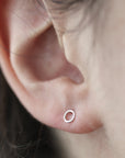 Boucles d'oreilles mini cercles