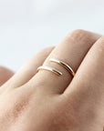 Simple open ring