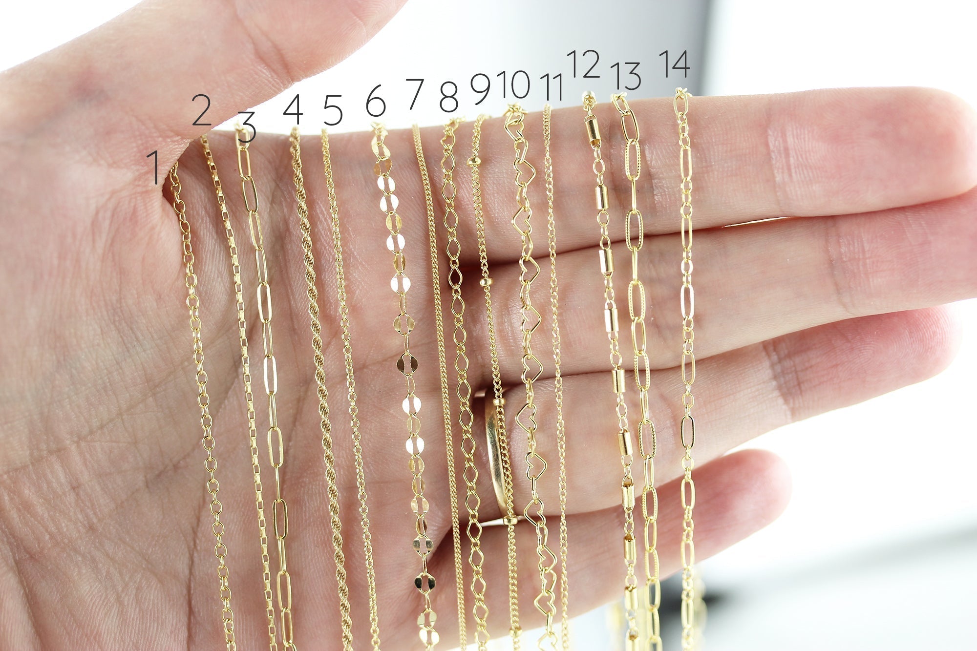 Diamond mesh chain