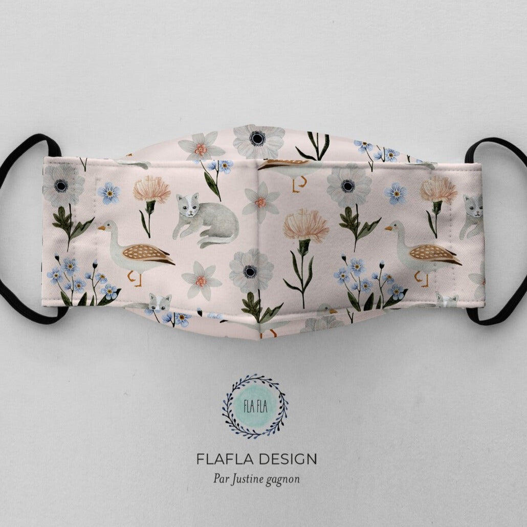 Mask - FlaFla Design Cat
