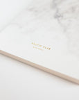 Carnet Marbre blanc