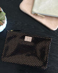 Pochette en cuir luxueux