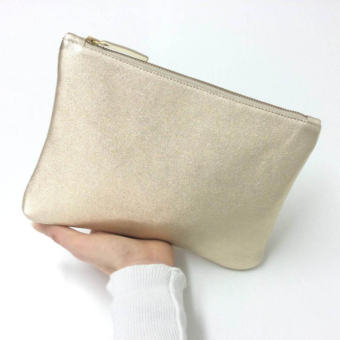 Pochette en cuir luxueux