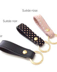 Metallic leather card holder