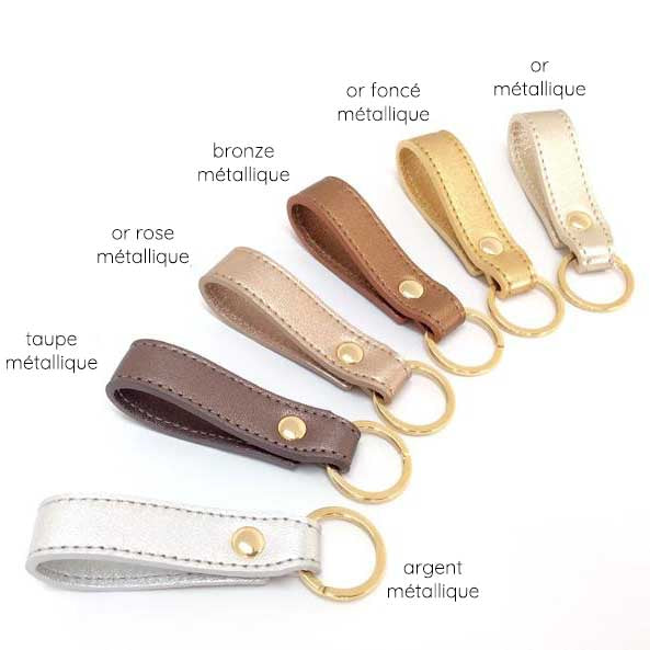 Metallic leather card holder