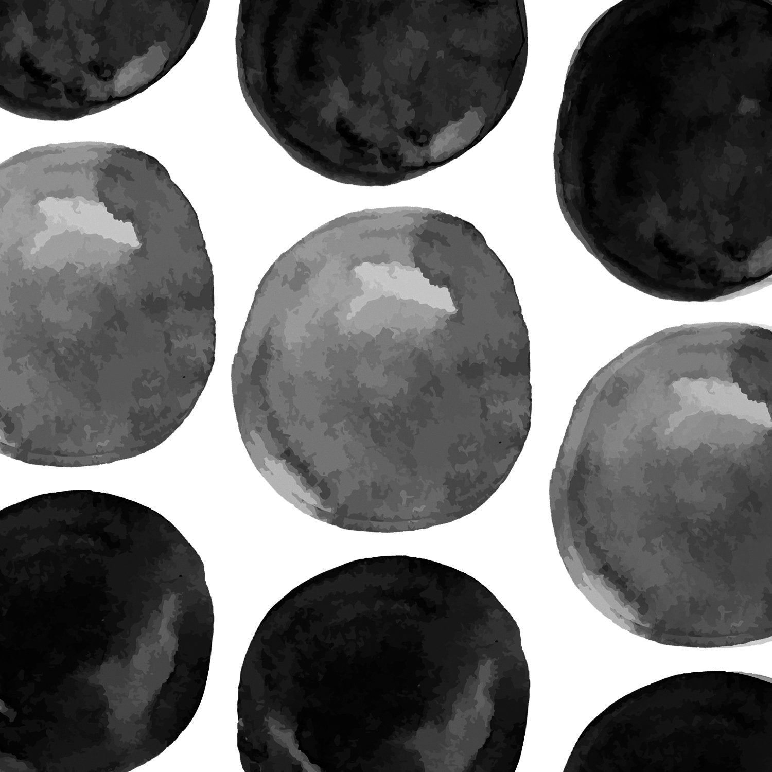 Wall stickers - Watercolor circles