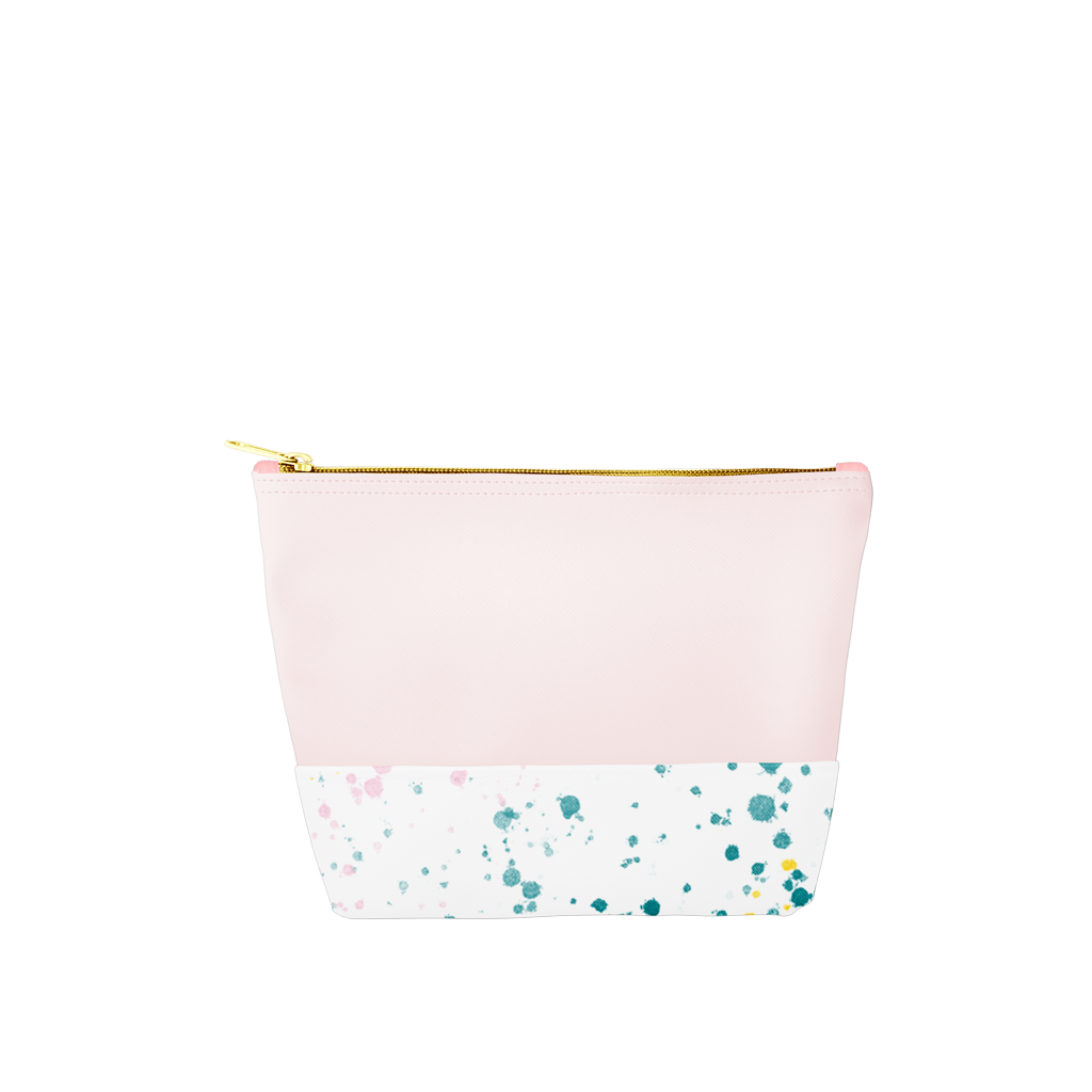 Tweedle-Dee Pouch - Pink Spotted