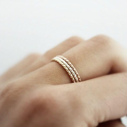 Bague moyenne Froissée 1.3mm
