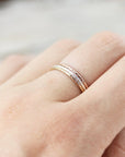 Thin Wrinkled Ring 1mm