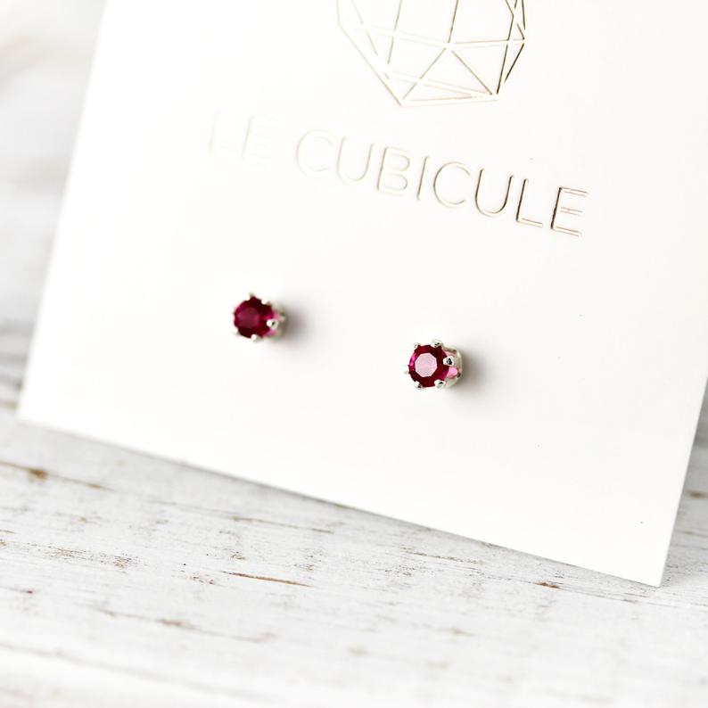 Birthstone earrings