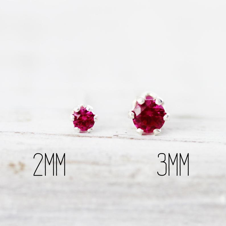 Birthstone earrings