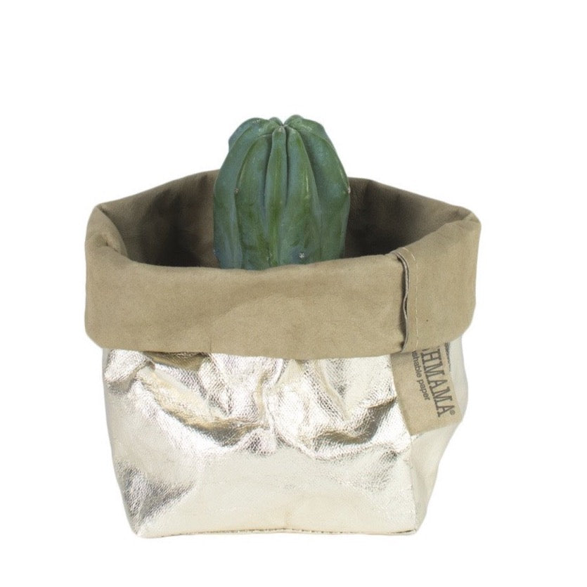 Metallic washable paper bag - Piccolo