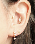 Clous d'oreilles Ananke