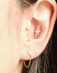 Clous d'oreilles Vénus