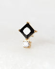 Liora noir - ornement en titane pour piercing
