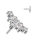 Zirel - ornement en titane pour piercing