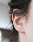 Boucles d'oreilles petits cercles