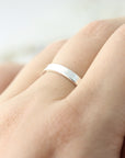 Bague chunky lisse